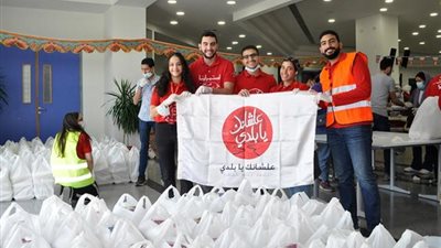 فريق ”علشانك يا بلدي” بالألمانية بالقاهرة يوفر 8 آلاف وجبة للأسر الأكثر احتياجاً في رمضان