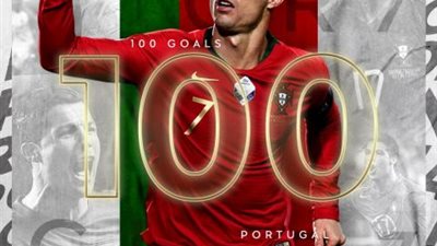 فيديو.. رونالدو يصل لهدفه رقم 100 مع المنتخب البرتغالي
