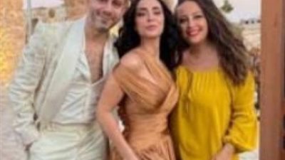 لقطات من حفل زفاف بسنت شوقي ومحمد فراج