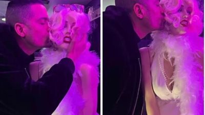 حسن شاكوش يثير الجدل بتقبيل تمثال مارلين مونرو