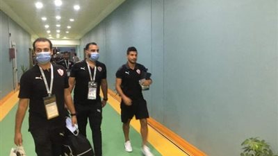 سموحة ضد الزمالك.. وصول لاعبو القلعة البيضاء استاد برج العرب (صور)