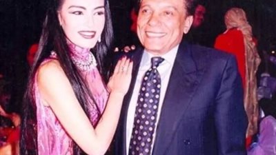 شريهان تحتفل بعيد ميلاد الزعيم عادل إمام علي طريقتها الخاصة