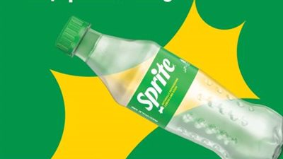 شركة كوكاكولا تطلق زجاجة سبرايت الشفافة لتوفير 6,400 طن من البلاستيك