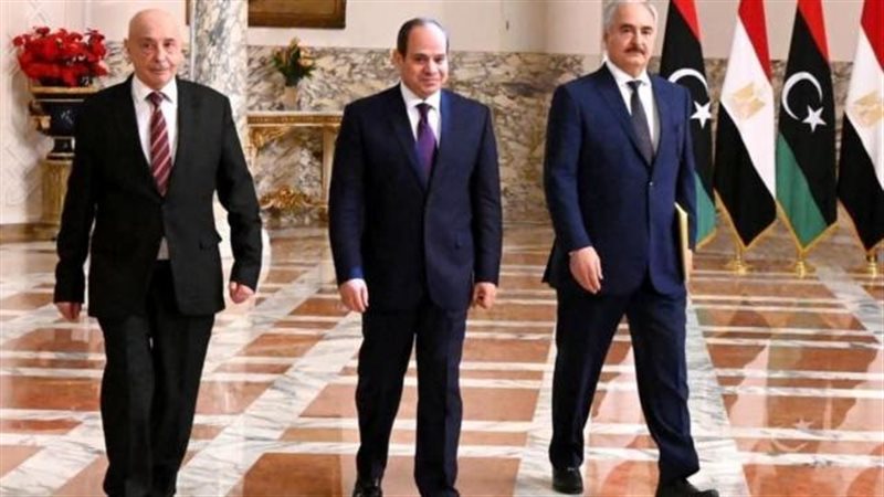 السيسي وحفتر وعقيلة
