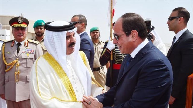 السيسي وملك البحرين