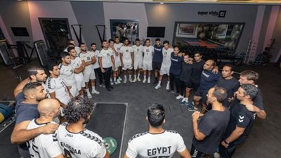 بالصور.. تدريبات بدنية شاقة لمنتخب اليد في معسكر الغردقة