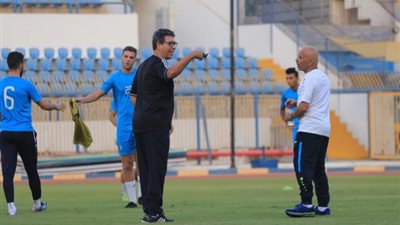 بالصور.. أول مران لريكاردو مع الإسماعيلى