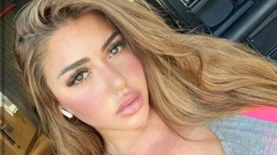 عاش يا وحش.. سارة سلامة تستعرض رشاقتها من ”الجيم”