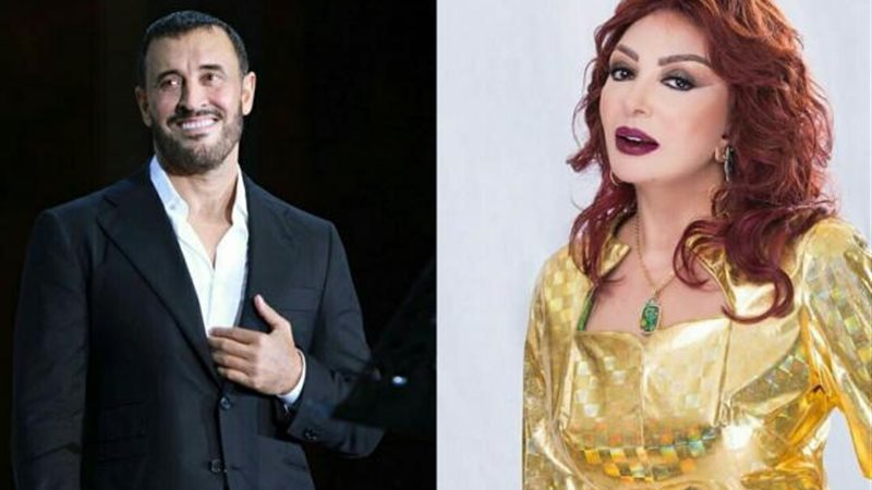 كاظم الساهر ونبيلة