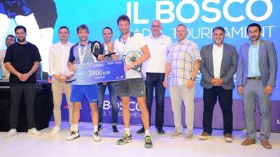 إنتهاء فعاليات أول بطولة بادل دولية على أرض العاصمة الإدارية الجديدة في ”البوسكو” إحدى أكبر مشروعات مصر ايطاليا العقارية