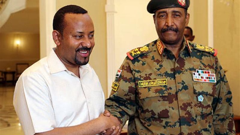 آبي أحمد والبرهان