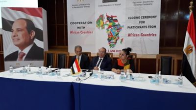 «الكهرباء» تشهد احتفالية تخريج 45 متدربًا من 16 دولة إفريقية