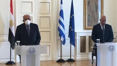 تصريحات نارية لوزير الخارجية عقب لقاء نظيره اليونانى..تعرف عليها