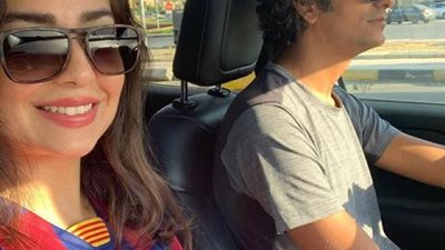 هبة مجدي توجه رسالة رومانسية لزوجها: بحبك