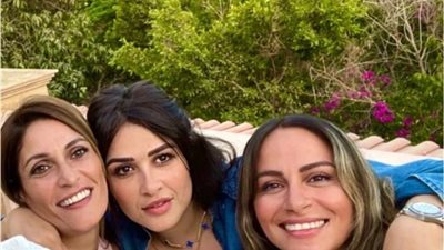 ياسمين عبد العزيز فى أحدث ظهور لها عبر انستجرام