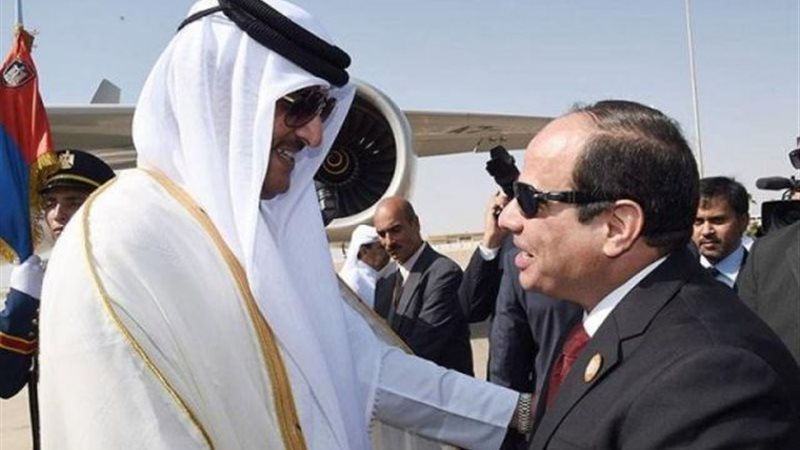 السيسى مع تميم