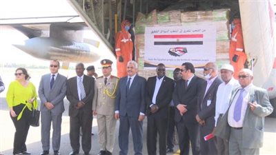 وصول قافلة الأزهر الإغاثية للسودان