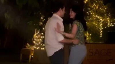 غادة عبد الرازق تشعل مواقع التواصل الاجتماعى بفيديو راقص مع زوجها