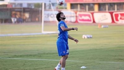محمد محمود يشارك في تدريبات الكرة