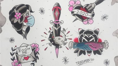 آخر تقاليع كورونا.. كل ما تريد معرفته عن تاتو كمامة الأطباء