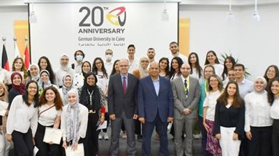 بالصور .. تفاصيل مؤتمر تغير المناخ ومستقبل التنمية المستدامة بالجامعة الألمانية بالقاهرة