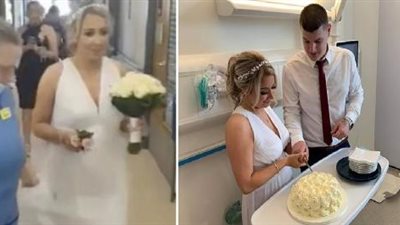 آخر تقاليع كورونا.. حكاية العروس التى أقامت زفافها في المستشفى