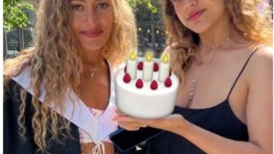 كنزى دياب تحتفل بعيد ميلاد شقيقتها جنا