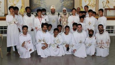 شاهد.. «الأرثوذكسية» تتصل بعائلة المسيح بالفلبين