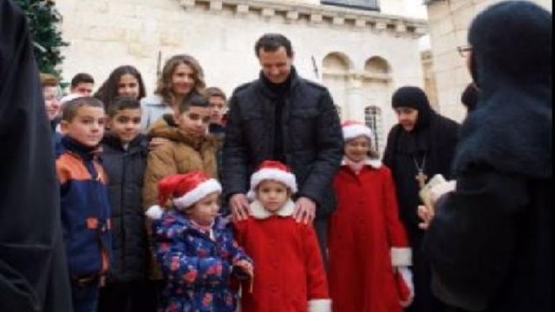 بشار الأسد وزوجته