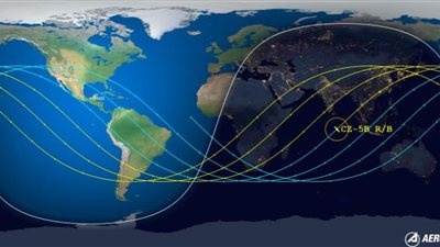 ”معهد البحوث الفلكية” يتابع رصد الصاروخ الصيني الخارج عن السيطرة لحين سقوطه