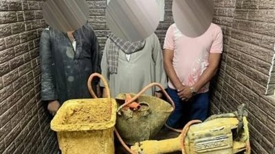 يقظة رجال مباحث القاهرة تنجح فى ضبط 4 أشخاص لقيامهم بالتنقيب عن الآثار