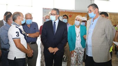 وزير السياحة يتابع سير العمل بمتحف العاصمة الإدارية الجديدة