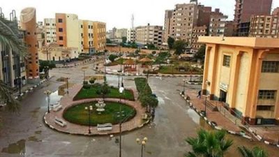 رئيس جامعة الفيوم يتفقد أعمال التطوير بالحرم الجامعي