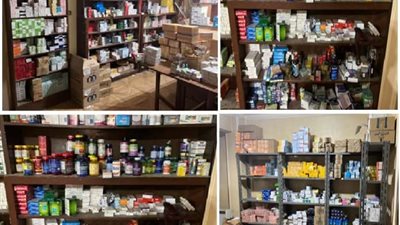 بالصور .. ضبط أكثر من 5 مليون قرص داخل مخزن تابع لإحدى الصيدليات بالقاهرة