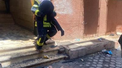 بالصور .. جهود كبيرة من الأجهزة الأمنية والحماية المدنية بالجيزة لإخماد حريق وإنقاذ المواطنين