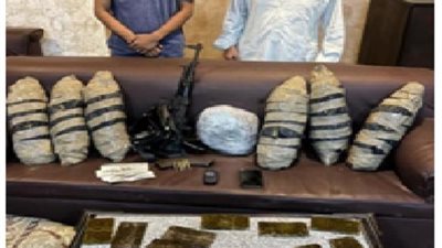 ضبط إثنين من العناصر الإجرامية بالشرقية بحوزتهما سلاح نارى ومخدرات