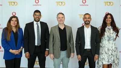 ”فودافون مصر” تنفرد بالشراكة مع ”TOD ”لإتاحة محتوى ترفيهي ورياضي حصري لعملائها