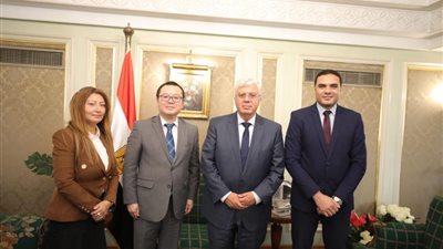 وزير التعليم العالي يستقبل وفد شركة هواوى تكنولوجيا مصر