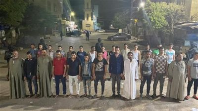 ضبط العناصر المشاغبة المتهمة بالتعدي على سيارة الشرطة بالبدرشين