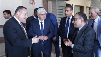 بالصور .. وزير التعليم العالي ورئيس جامعة الإسكندرية يتفقدان جامعة الإسكندرية الأهلية