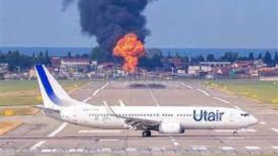 كل ما تُريد معرفته عن الحريق الذي التهم مطار سوتشي الدولي في روسيا