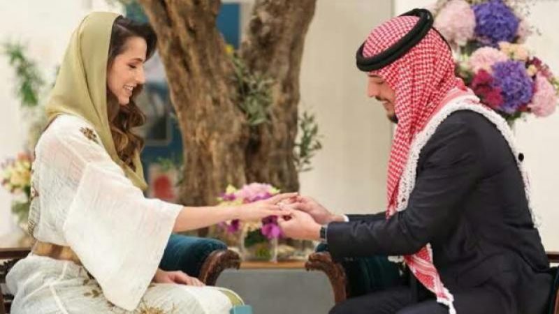 خطوبة ولي العهد الأردني