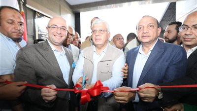 وزير التعليم العالي ومحافظ بني سويف ورئيس جامعة بني سويف يفتتحون عددًا من مشروعات الجامعة