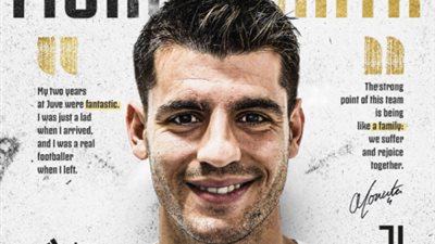 رسميًا.. موراتا يوقع ليوفنتوس موسما على سبيل الإعارة