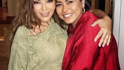 سميرة سعيد رفقة شيرين عبد الوهاب فى أحدث ظهور