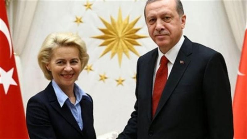 أردوغان ورئيسة المفوضية