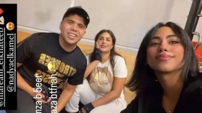 سر ظهور طليقة أحمد الفيشاوي رفقة عمر كمال في أكثر من مناسبة