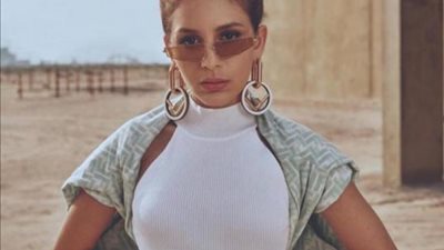 جميلة عوض تتواجد في الجامعة الأمريكية من أجل ”أبيض وردي”.. إليك التفاصيل