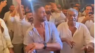 سيد رجب في حفل زفاف نجلة أحمد صيام