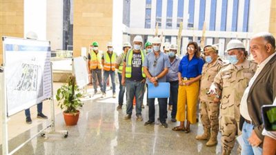 وزيرة الهجرة تتفقد مبنى الوزارة بالعاصمة الإدارية الجديدة